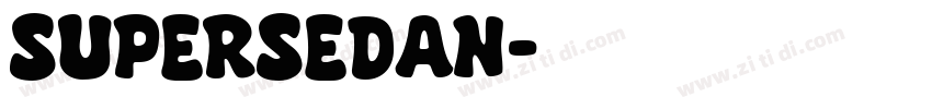 SuperSedan字体转换