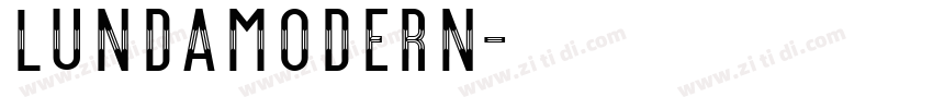 LundaModern字体转换