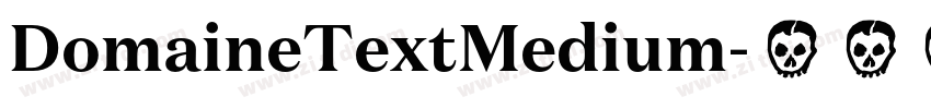 DomaineTextMedium字体转换