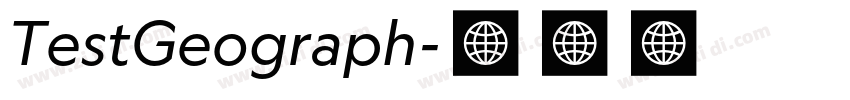 TestGeograph字体转换