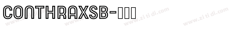 CONTHRAXSB字体转换