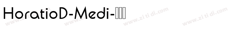 HoratioD-Medi字体转换