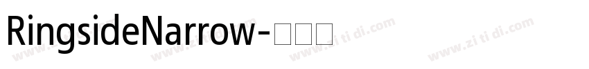 RingsideNarrow字体转换