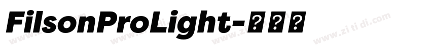 FilsonProLight字体转换