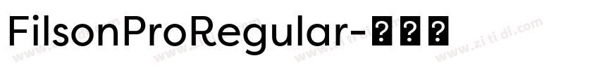 FilsonProRegular字体转换