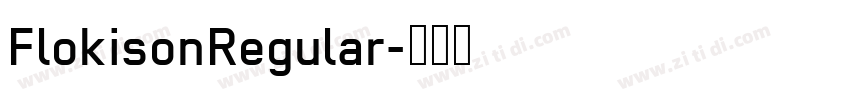 FlokisonRegular字体转换