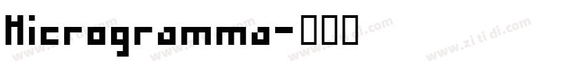 Microgramma字体转换