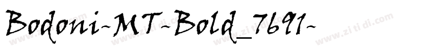 Bodoni-MT-Bold_7691字体转换