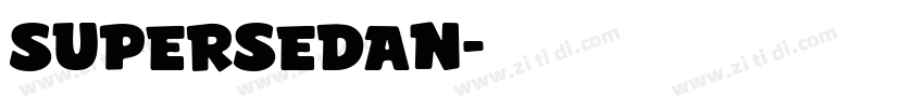 SuperSedan字体转换