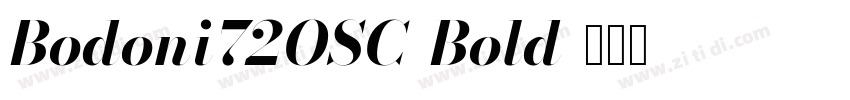 Bodoni72OSC-Bold字体转换