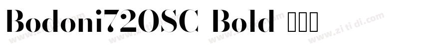 Bodoni72OSC-Bold字体转换