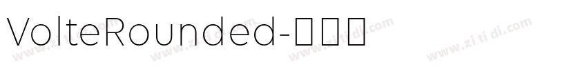 VolteRounded字体转换