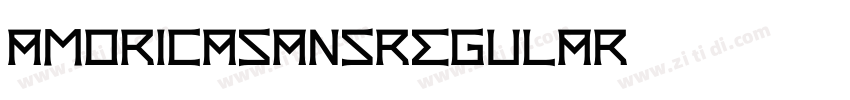 AMORICASANSRegular字体转换