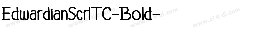 EdwardianScrITC-Bold字体转换