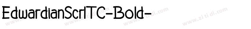 EdwardianScrITC-Bold字体转换