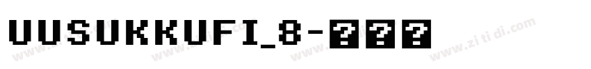 UUSUKKUFI_8字体转换