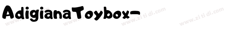 AdigianaToybox字体转换