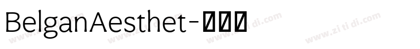 BelganAesthet字体转换