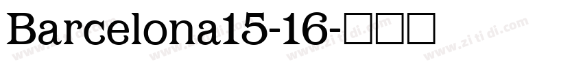 Barcelona15-16字体转换