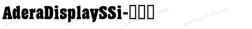 AderaDisplaySSi字体转换