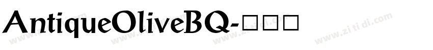 AntiqueOliveBQ字体转换