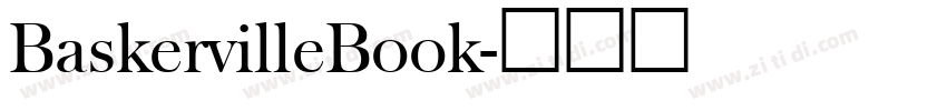 BaskervilleBook字体转换