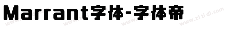 Marrant字体字体转换