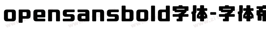 opensansbold字体字体转换