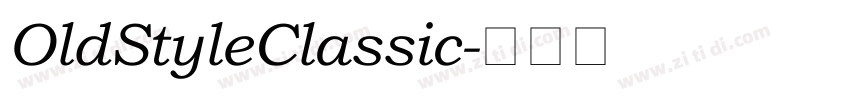 OldStyleClassic字体转换