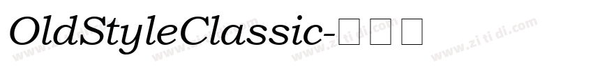 OldStyleClassic字体转换