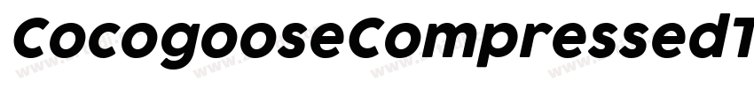 CocogooseCompressedT字体转换