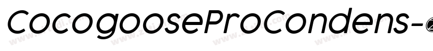 CocogooseProCondens字体转换