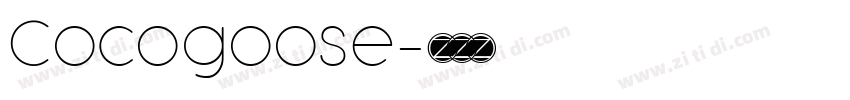 Cocogoose字体转换