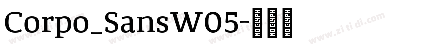 Corpo_SansW05字体转换