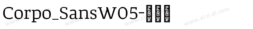 Corpo_SansW05字体转换