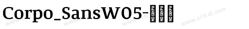 Corpo_SansW05字体转换