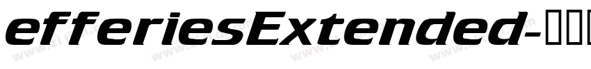 efferiesExtended字体转换