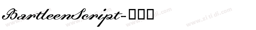 BartleenScript字体转换