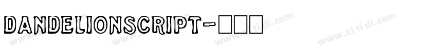 DandelionScript字体转换