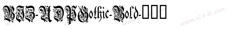 BIZ-UDPGothic-Bold字体转换