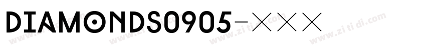 Diamonds0905字体转换