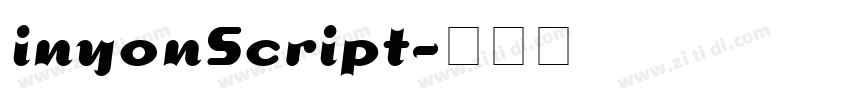inyonScript字体转换
