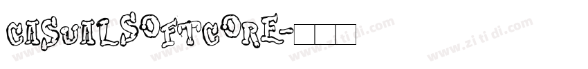 CasualSoftcore字体转换