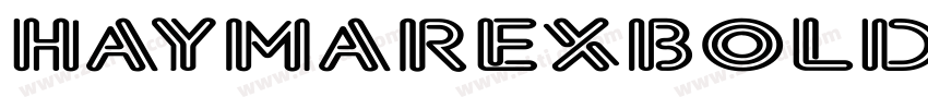 HaymarExBoldNormal字体转换