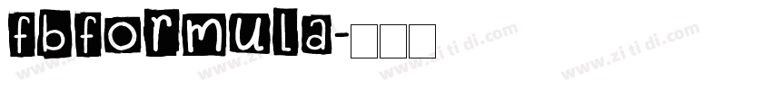 FbFormula字体转换