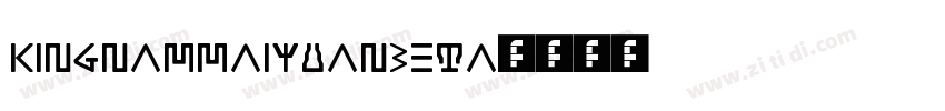 KingnamMaiyuanBeta字体转换