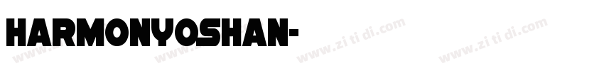 HarmonyOSHan字体转换