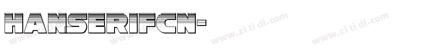 HanSerifCN字体转换