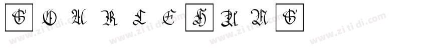 SourceHanS字体转换