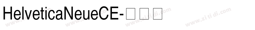 HelveticaNeueCE字体转换